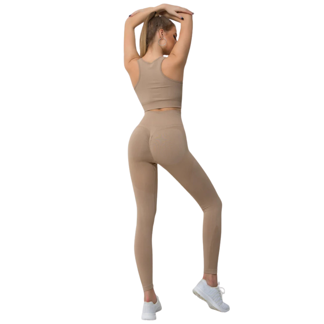 Sportski set helanke i top za fitness i jogu