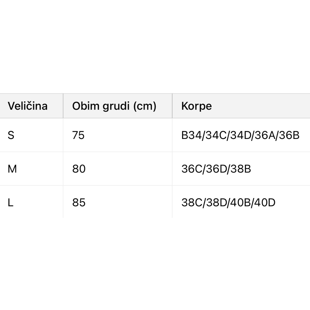Donji veš body sa korpama