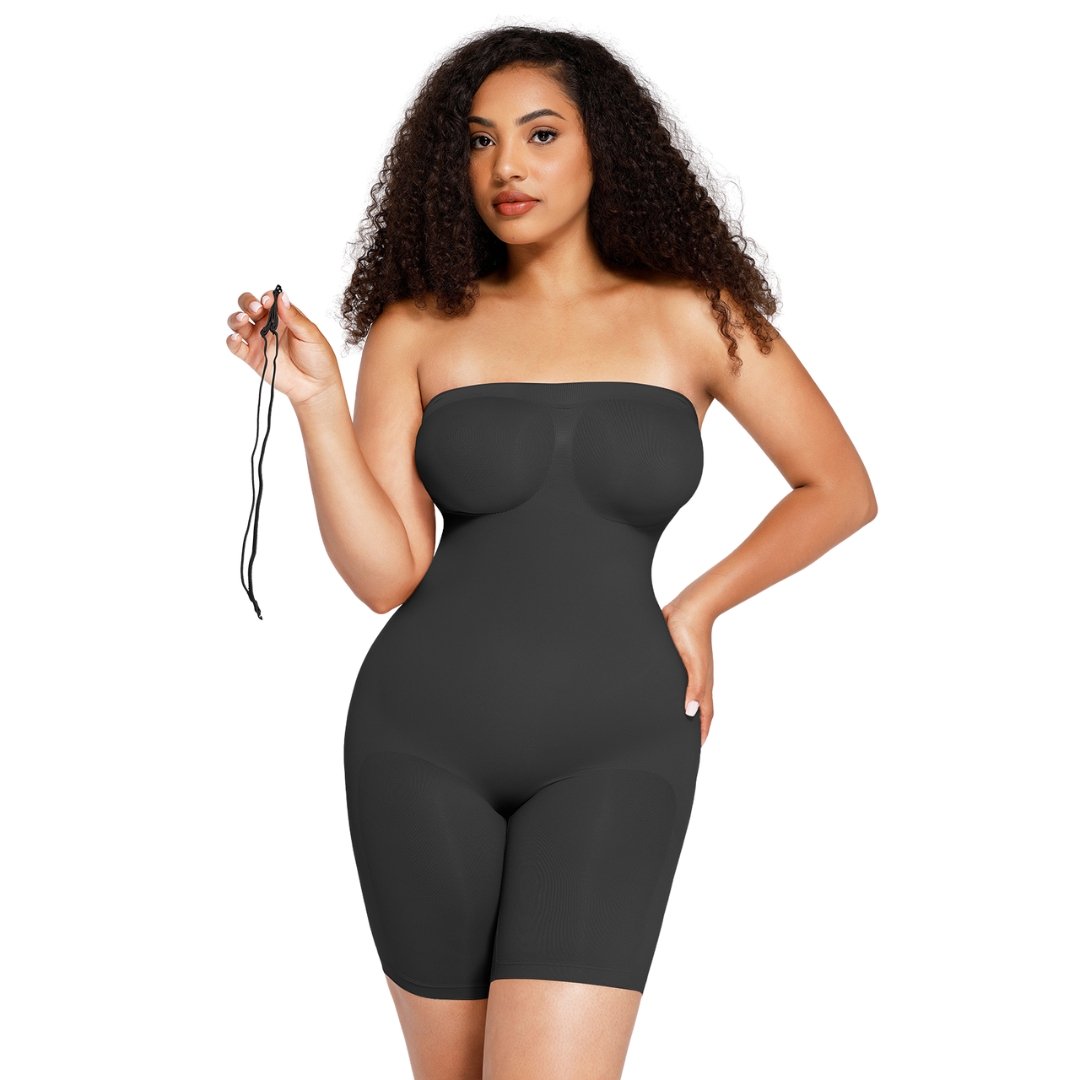 Cicin body shaper šorc sa bratelama koje se skidaju u bež boji, oblikuje struk, stomak i zadnjicu, pruža podršku i udobnost