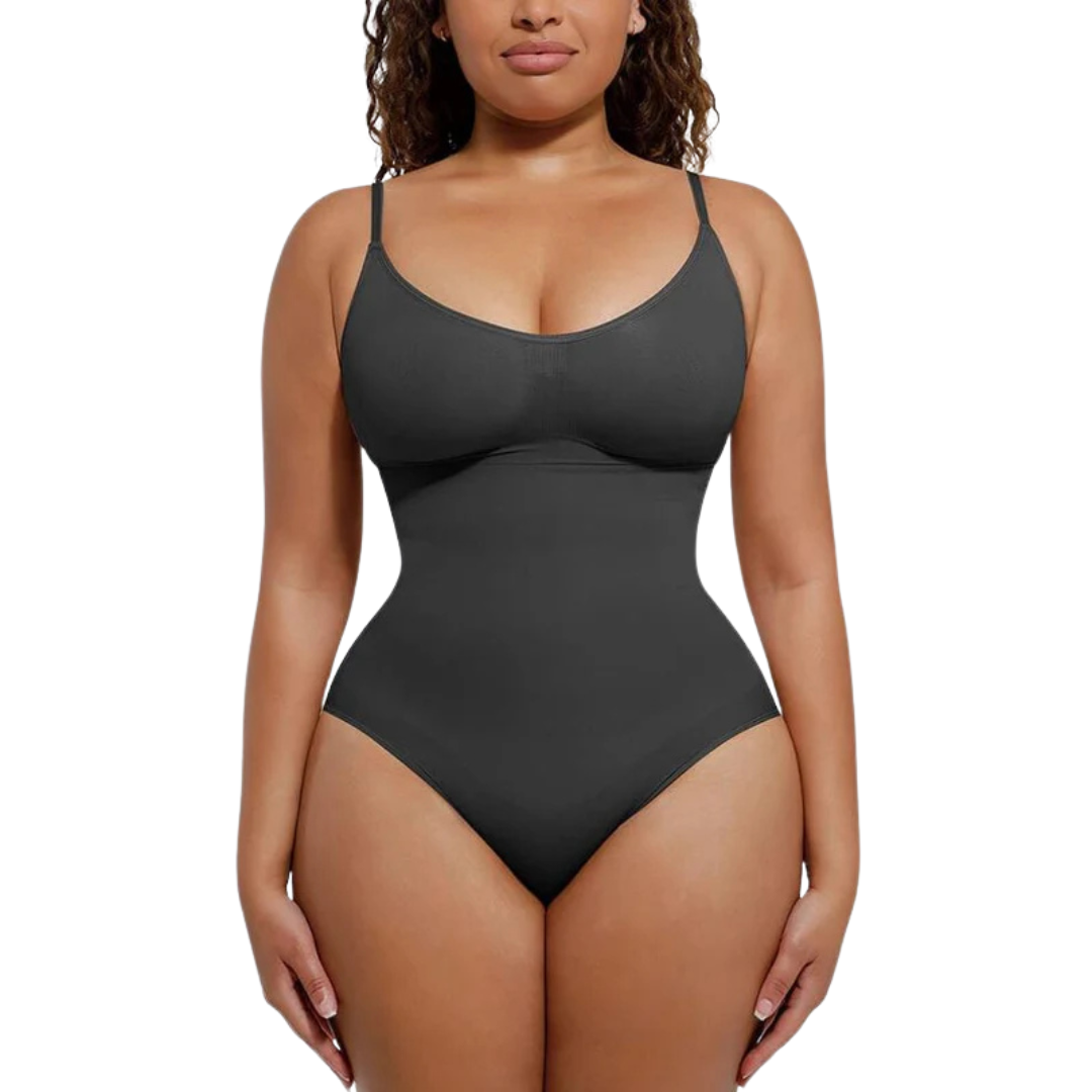Cicin body shaper donji deo gaćice sa visokim stepenom kompresije, crna boja, oblikuje struk, stomak i grudi za savršeno pristajanje ispod odeće