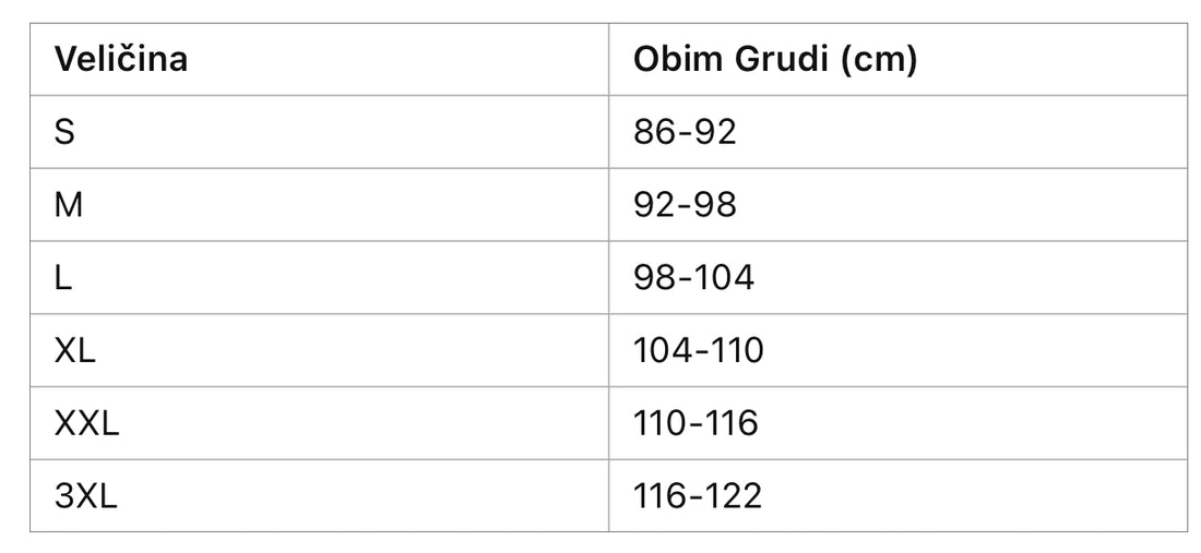 Postoperativni grudnjak sa pojasom za držanje