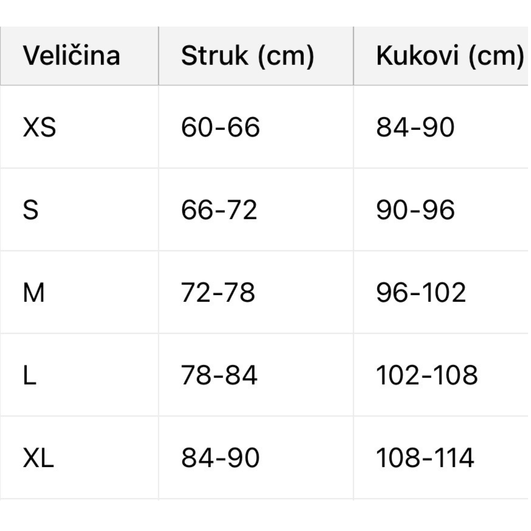 Cicin steznik i butt lifter polu duboki šorc