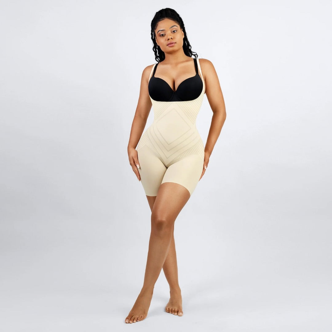 Cicin Air Slim Premium Body za oblikovanje figure sa Liquid Spandex tehnologijom u bež boji.