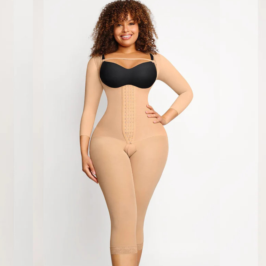 Cicin postoperativni bodi steznik sa rukavima i nogavicama bež model