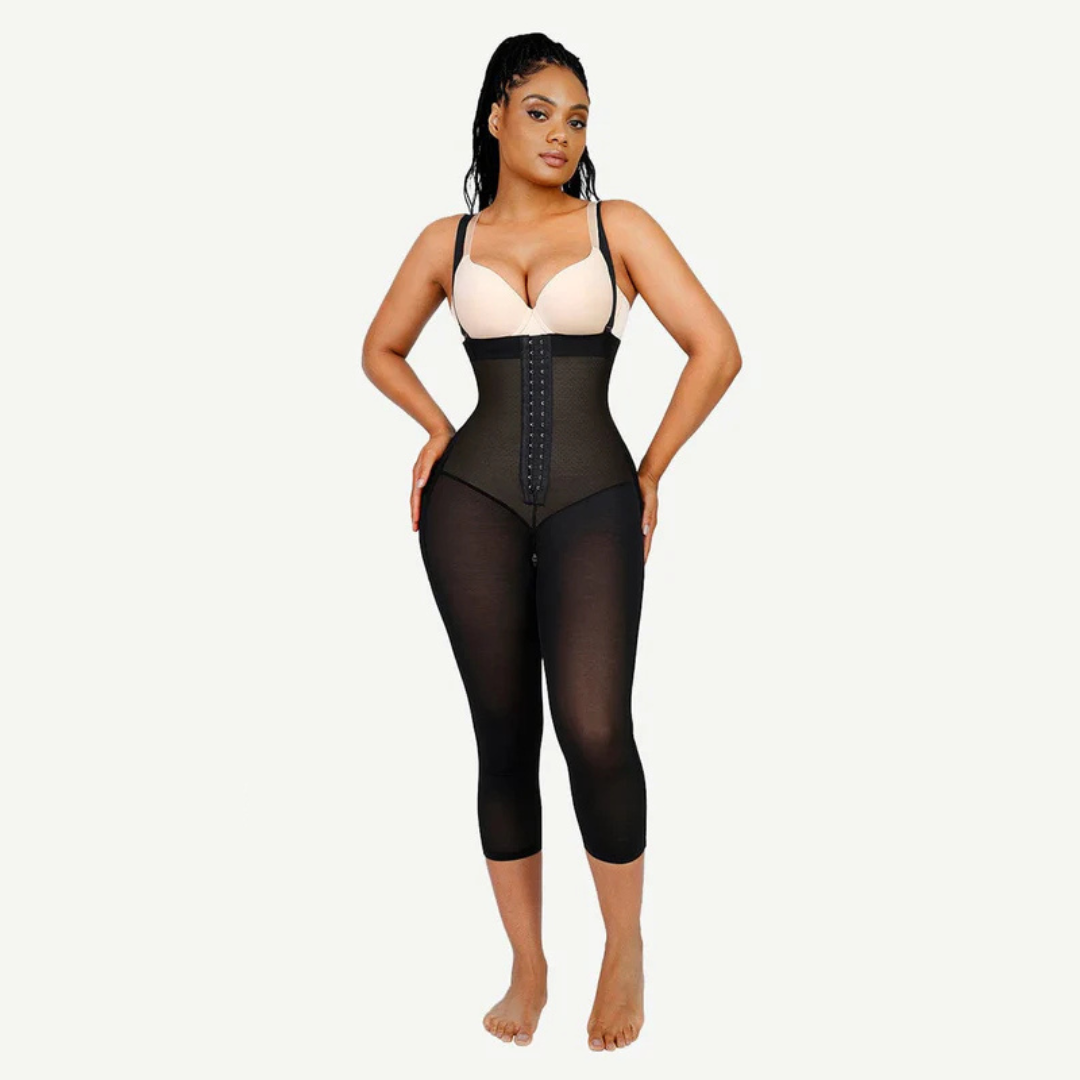 Cicin steznik sa nogavicama i push up efektom crni