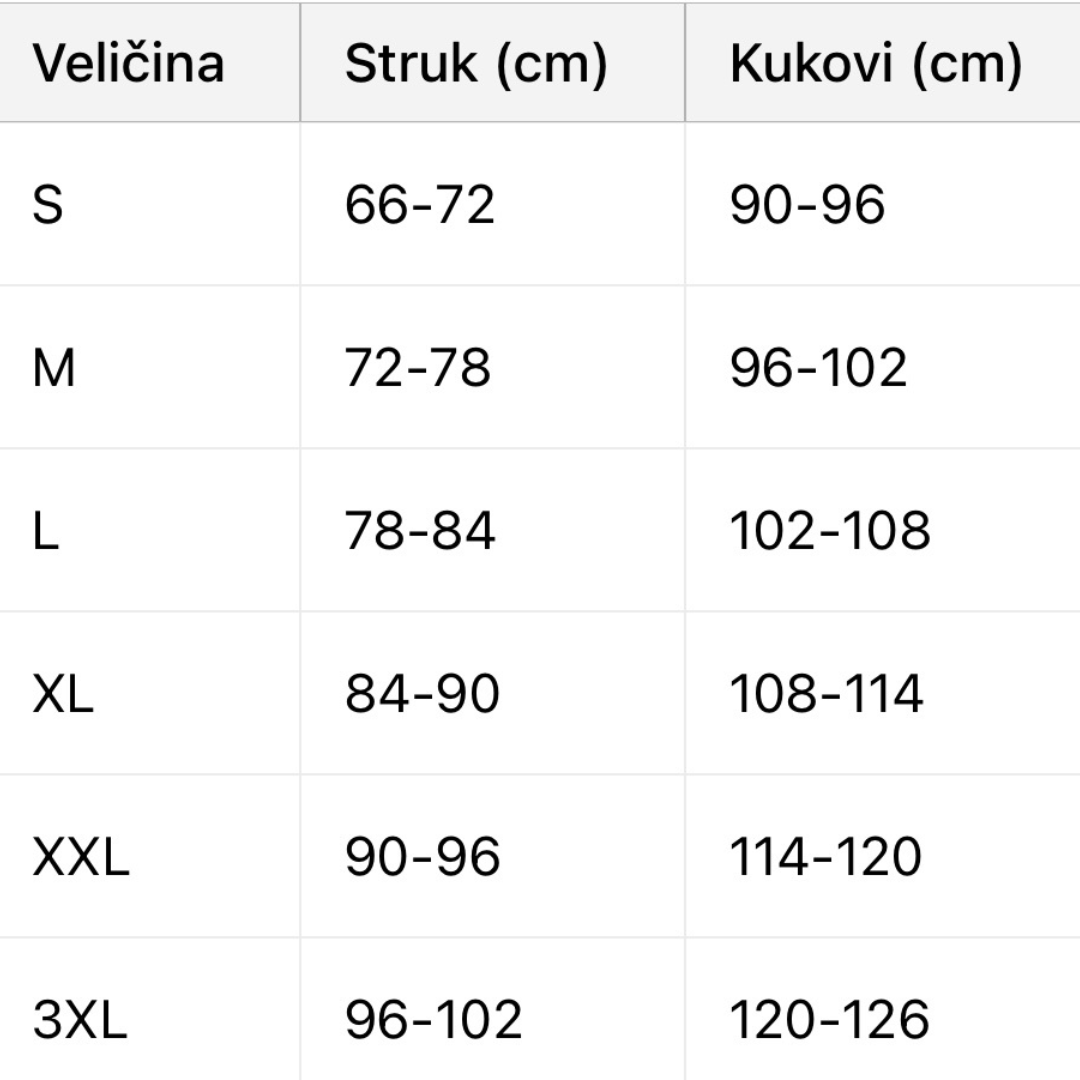 Cicin mrežasti steznik za struk i zadnjicu