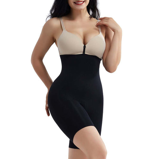 Cicin body shaper duboki šorc sa silikonskom trakom za oblikovanje struka i podizanje zadnjice, pruža maksimalnu podršku i udobnost tokom celog dana