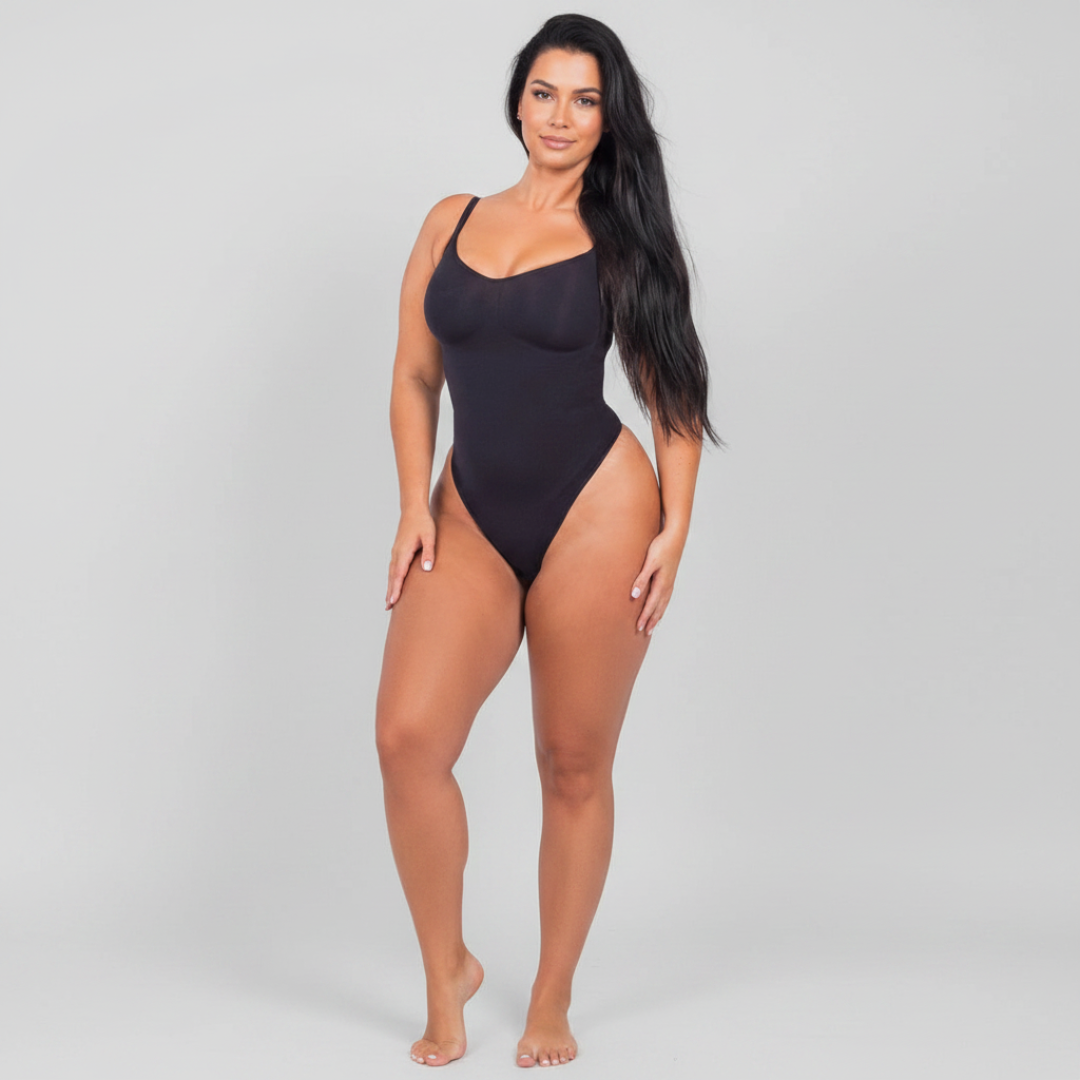 body shaper tanga crni koji oblikuje struk i zateze stomak